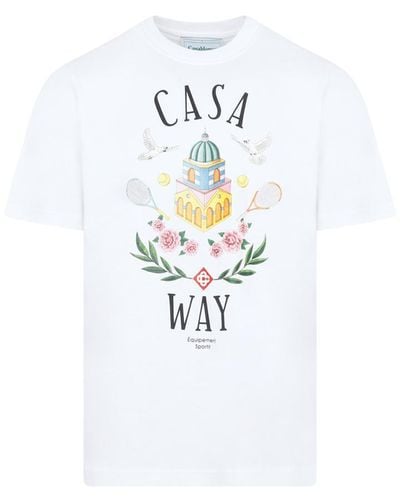 Casablancabrand Casa Way T-shirt Tshirt - White