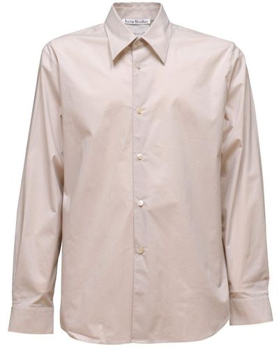 Acne Studios Collared Button-up Shirt - Pink