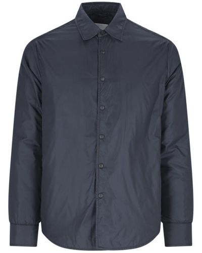 Aspesi 'glue' Shirt Jacket - Blue