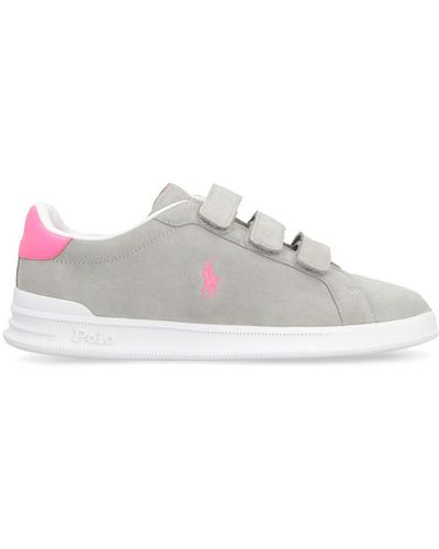 Polo Ralph Lauren Suede Low-top Sneakers - Grey