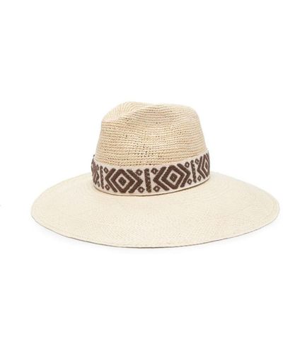 Borsalino Sophie Semicrochet Panama Hat - White