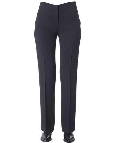 N°21 Pants With Side Band - Blue