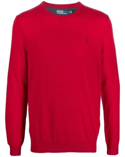 Polo Ralph Lauren Sweater With Logo - Red