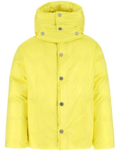 Bottega Veneta Fluo Nylon Padded Jacket - Yellow