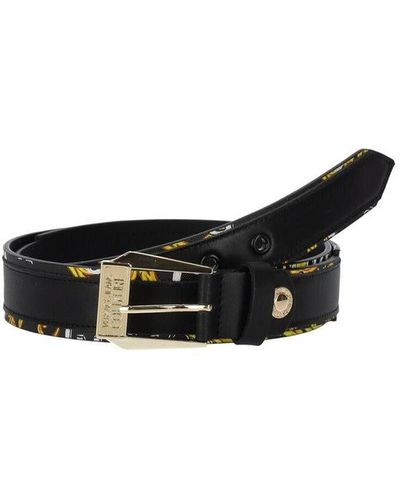 Versace Jeans Couture Outlet: belt for man - Black  Versace Jeans Couture  belt 73YA6F0871627 online at