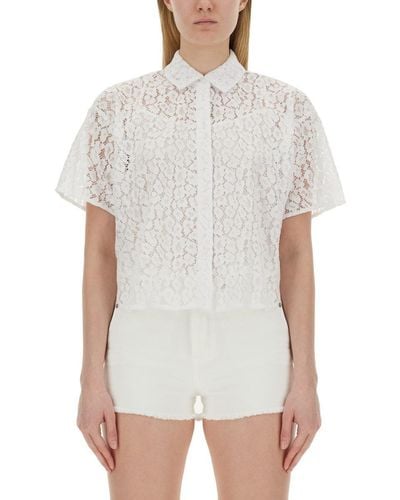 Michael Kors Lace Shirt - White