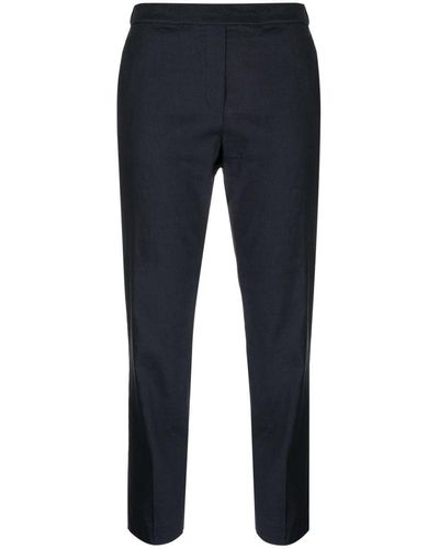 Theory Mid-rise Cropped Pants - Blue