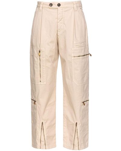 Pinko Multiple Pockets Trousers - Natural