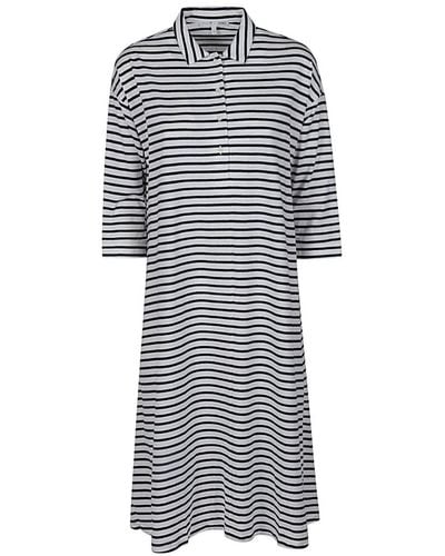 Shirt C-zero Cotton Polo Dress - Gray