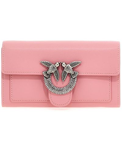 Pinko Love Wallets, Card Holders - Pink