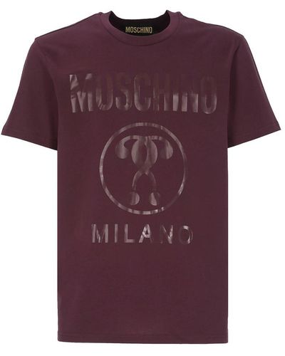 Moschino T-shirts And Polos - Purple