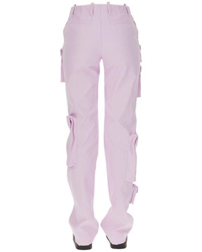 Off-White c/o Virgil Abloh Gabardine Cargo Pants - Pink