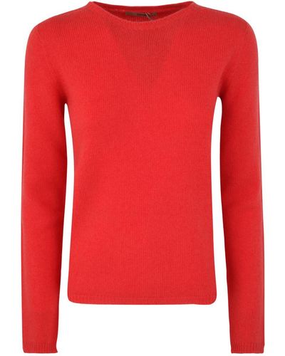 Roberto Collina Crew Neck Sweater Clothing - Red