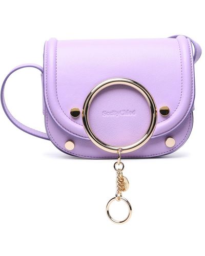 See By Chloé Small 'Mara' Crossbody Bag - Purple