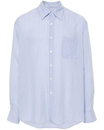 Our Legacy Above Striped Shirt - Blue