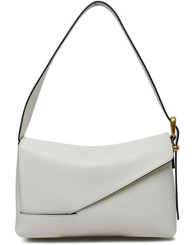 Wandler Oscar Baguette Calf Leather Bag - Gray