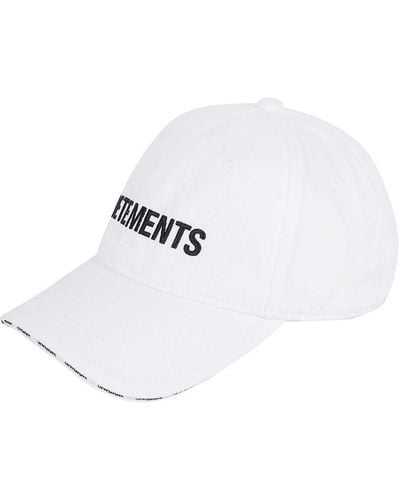 Vetements Icon Logo Hat - White