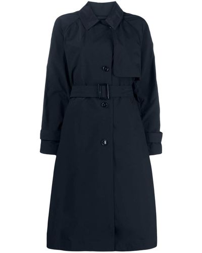Woolrich Belted Summer Trench - Blue