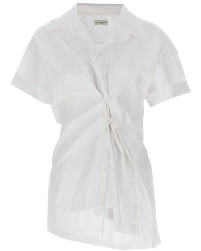 Dries Van Noten Click Shirt, Blouse - White