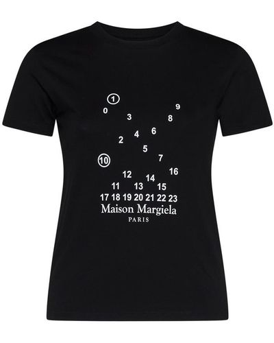 Maison Margiela Recut T-shirts And Polos - Black