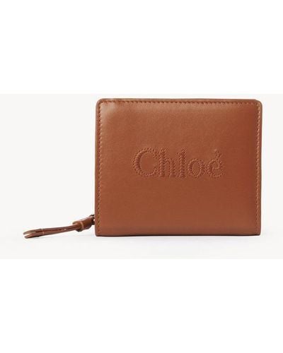 Chloé Chloé Sense Compact Wallet - White