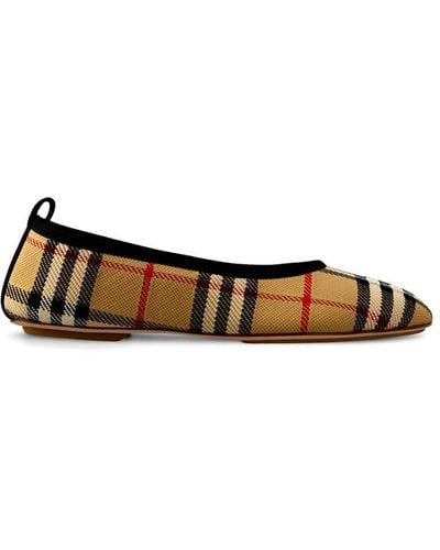 Burberry Flat Shoes - Brown