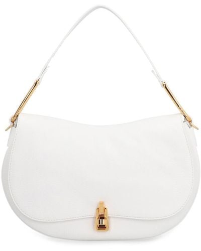 Coccinelle Magie Soft Leather Handbag - White