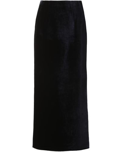 Fendi Velvet Skirt - Black