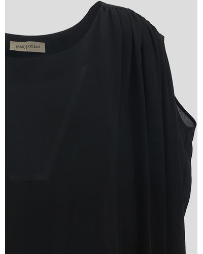 Gentry Portofino Gentryportofino Sleeveless Tunic Dress - Black