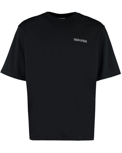 Marcelo Burlon County Of Milan Cotton Crew-neck T-shirt - Black