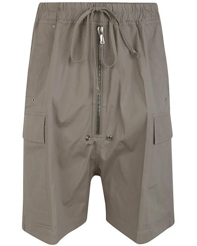 Rick Owens Cargo Bermuda Shorts - Grey