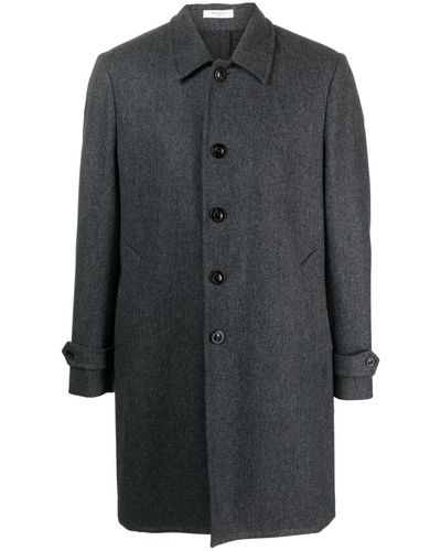 Boglioli Single-breasted Wool Coat - Gray