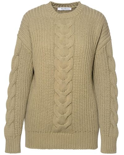 Max Mara Cotton Sweater - Natural