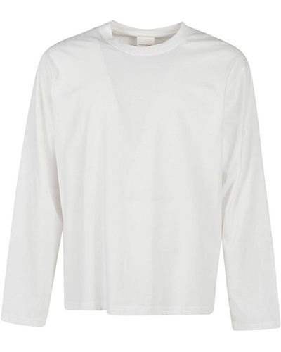 Stockholm Surfboard Club Organic Cotton Long-Sleeve T-Shirt - White