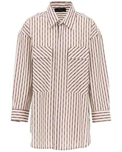 Amiri Striped Maxi Shirt - Multicolour