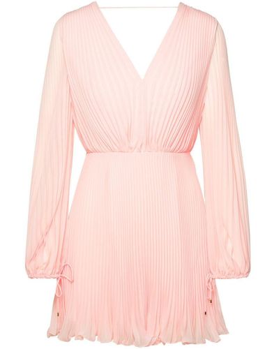 Max Mara 'visit' Pink Polyester Dress