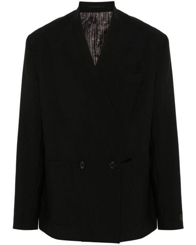 KENZO Double-breasted Suit Jacket - Black