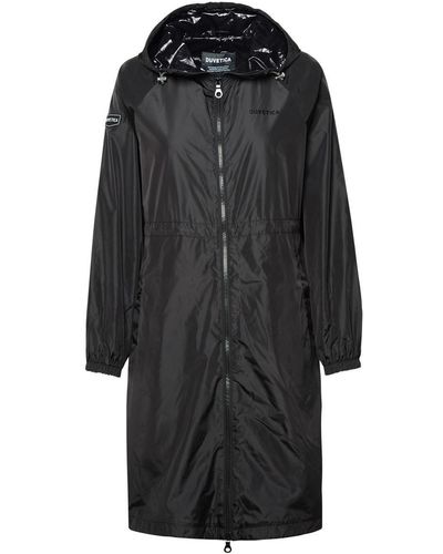 Duvetica 'Risna' Polyamide Raincoat - Black