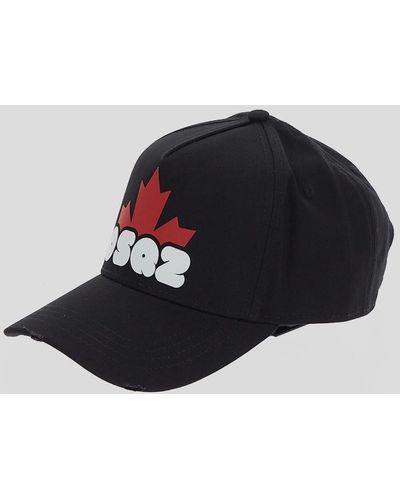 DSquared² Logo Hat - Black