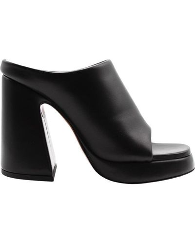 Proenza Schouler Forma Platform Sandal Shoes - Black