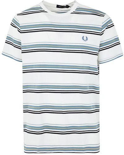 Fred Perry Cotton T-shirt - Grey