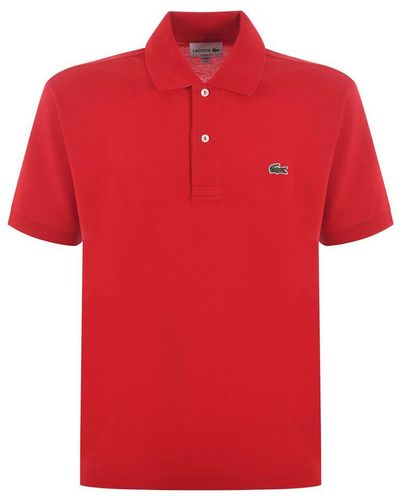 Lacoste T-Shirts And Polos - Red