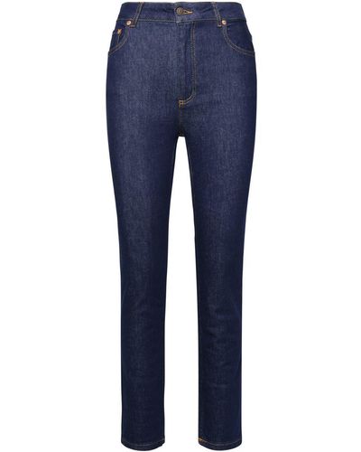Moschino Jeans Blue Cotton Jeans