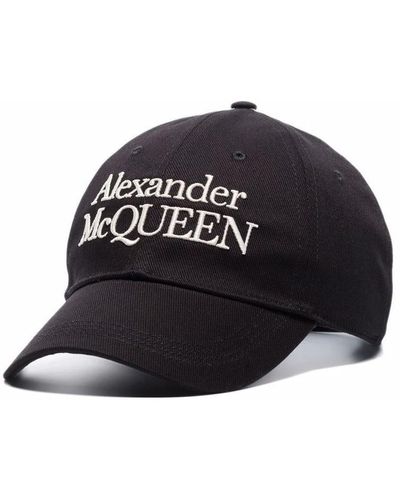 Alexander McQueen Logo Cap Black/ivory