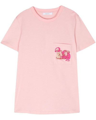 Max Mara Cotton T-shirt - Pink