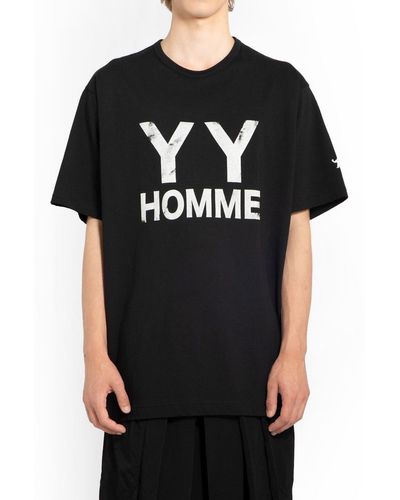 Yohji Yamamoto T-Shirts - Black
