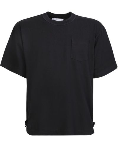 Sacai T-shirts - Black