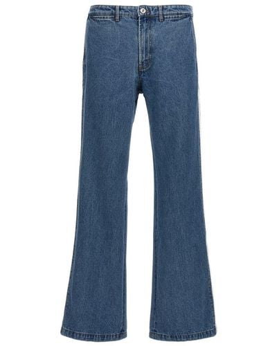 Wales Bonner Denim Cotton Jeans - Blue
