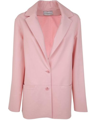 Inès & Maréchal Identite Oversized Jacket Clothing - Pink