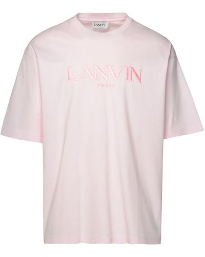 Lanvin Cotton T-Shirt - Pink